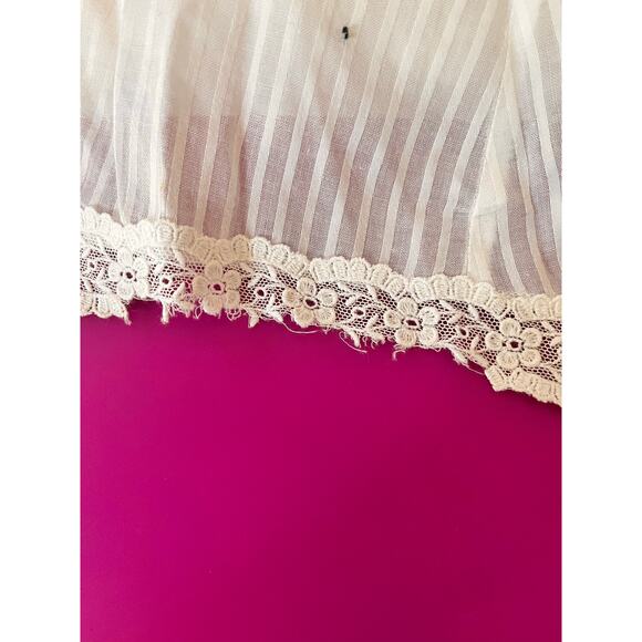 Vintage 1970s Laura Ashley White Womens Dress Edwardian Prairie Ruffled Size 14 - Picture 13 of 13